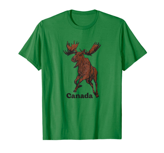 Canada Retro Outdoors Souvenirs Graphic T-Shirt