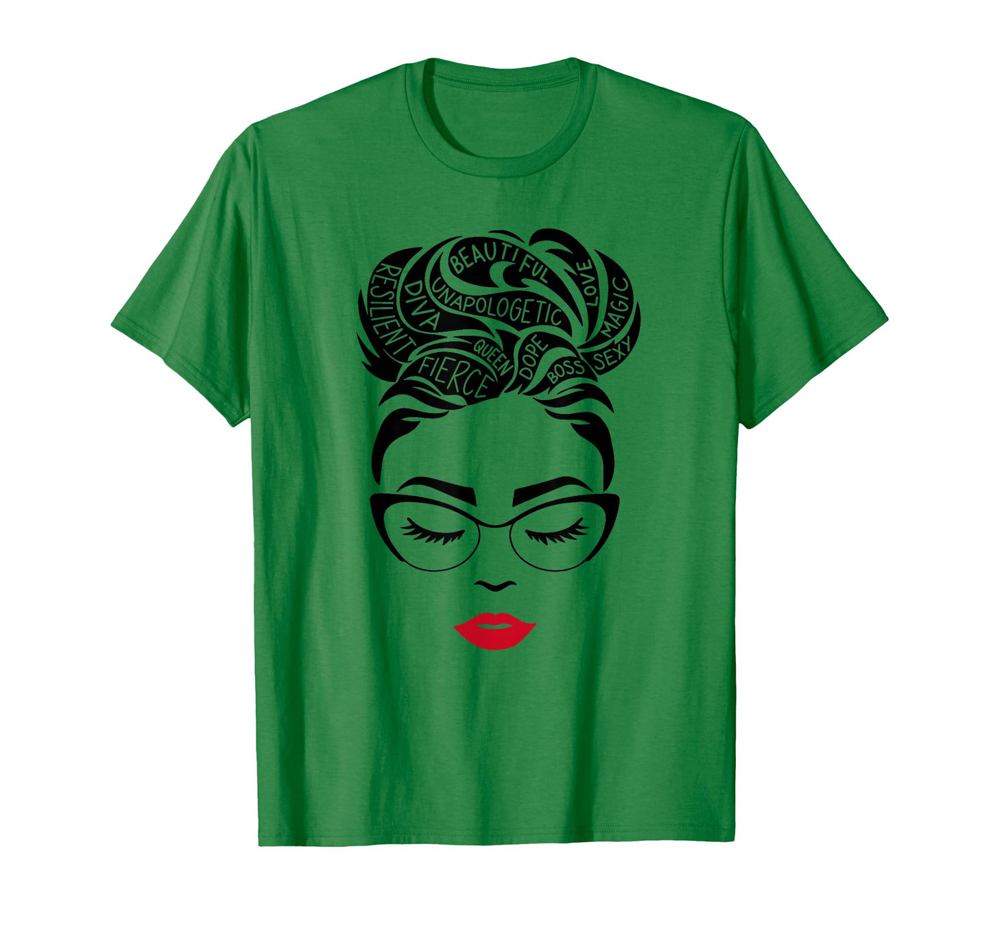 Afro Black Women African Black History Month Melanin Africa T-Shirt