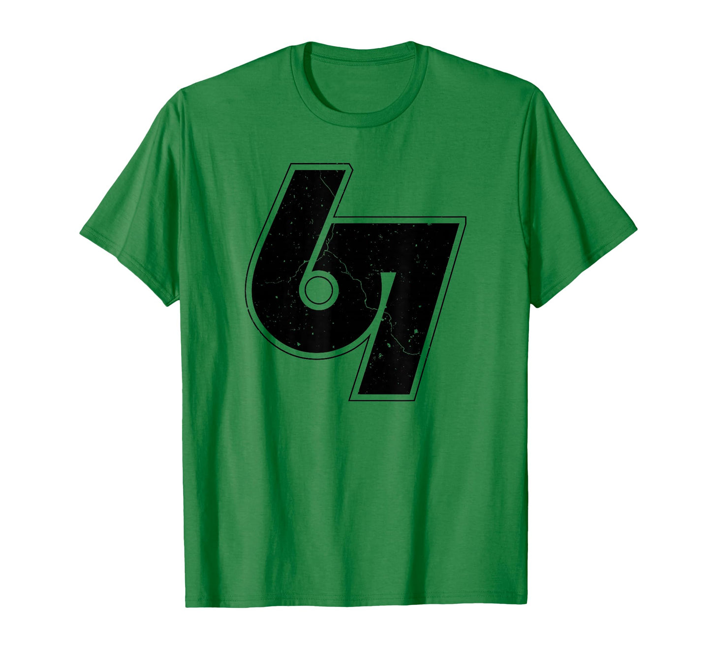 Vintage 6 7 Meme Six Seven Logo Namaste Funny Halloween T-Shirt