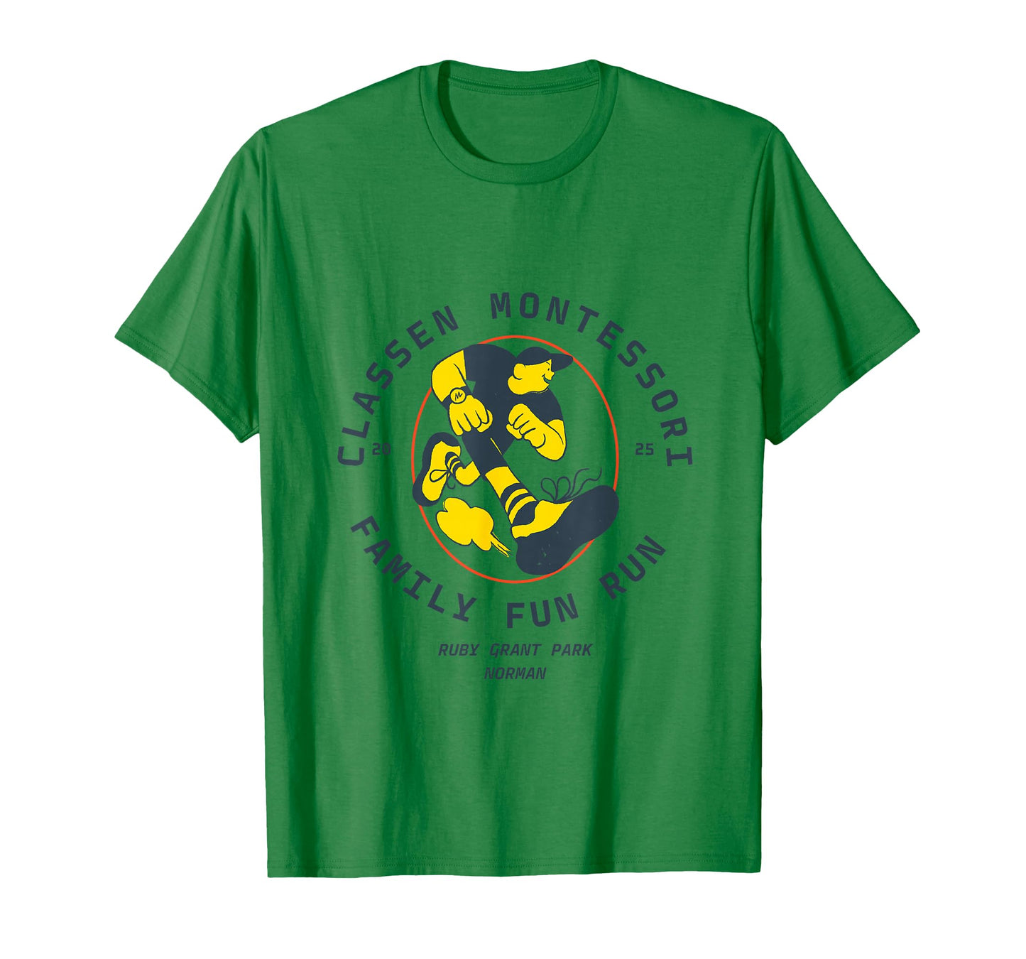 CLASSEN Montessori School Family Fun Run 2025 T-Shirt