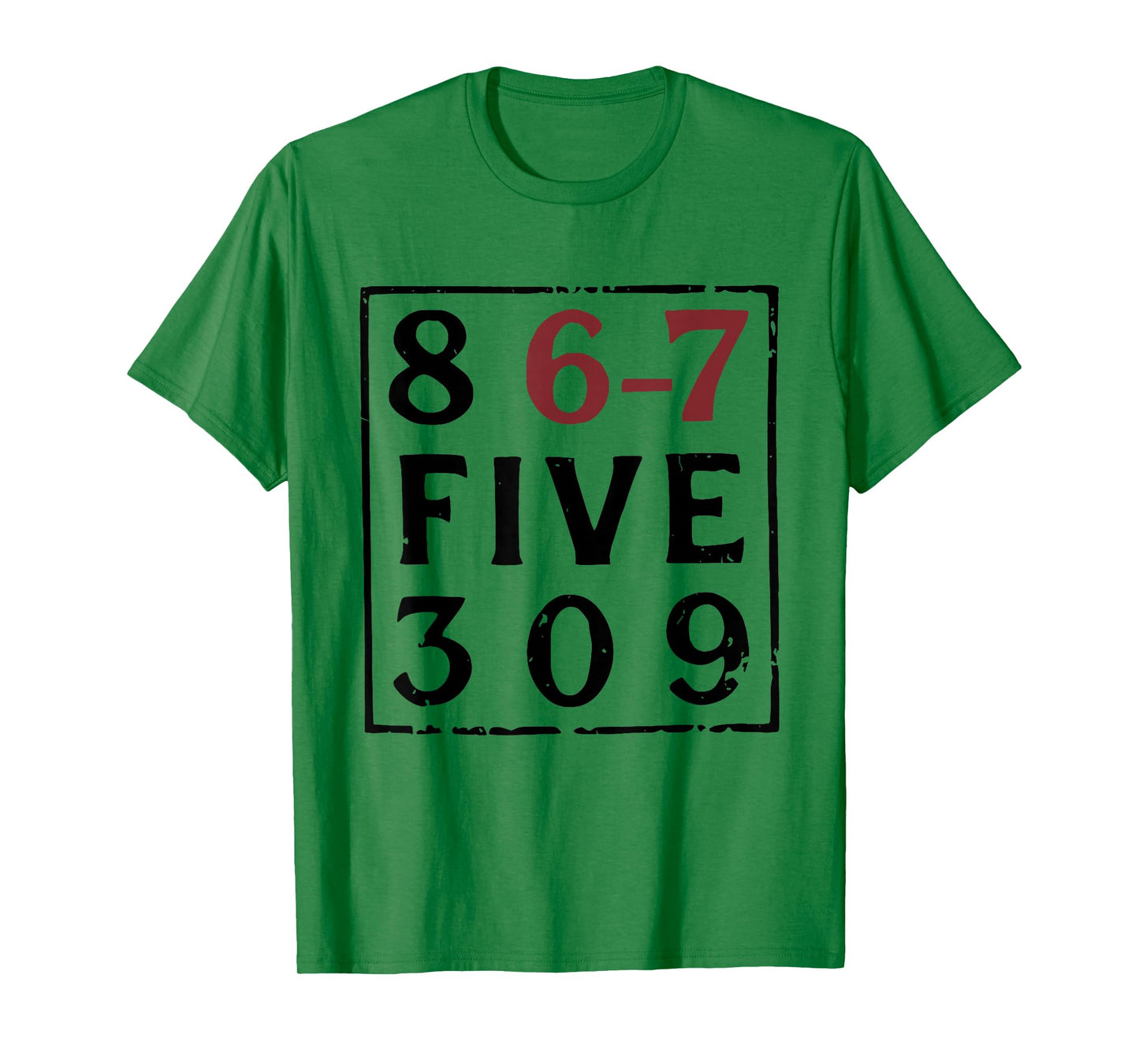 Vintage 80's Music 86-75309 Jenny 8675309 Six Seven 67 Meme T-Shirt