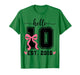 Hello Ten Est 2016 Bow 10th Birthday Double Digits Girls T-Shirt
