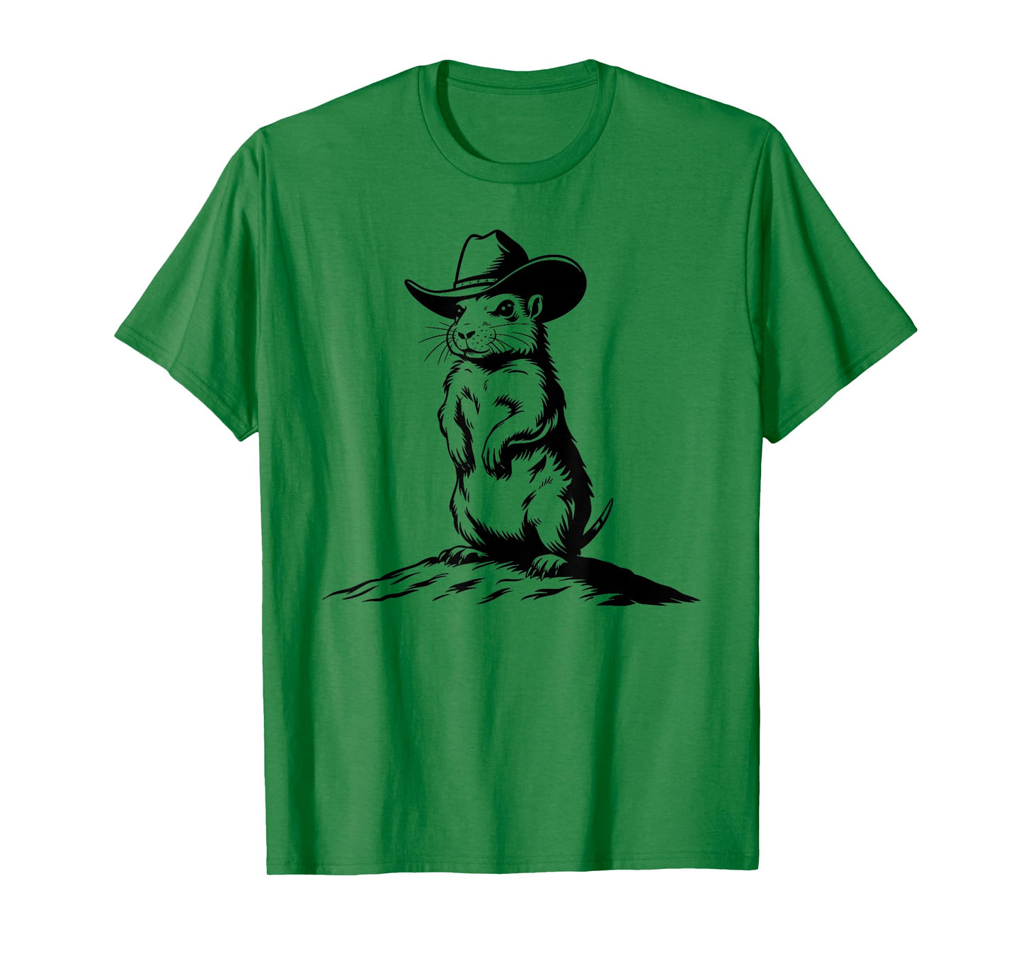 Funny Prairie Dog Cowboy Western Animal Lover Gift T-Shirt