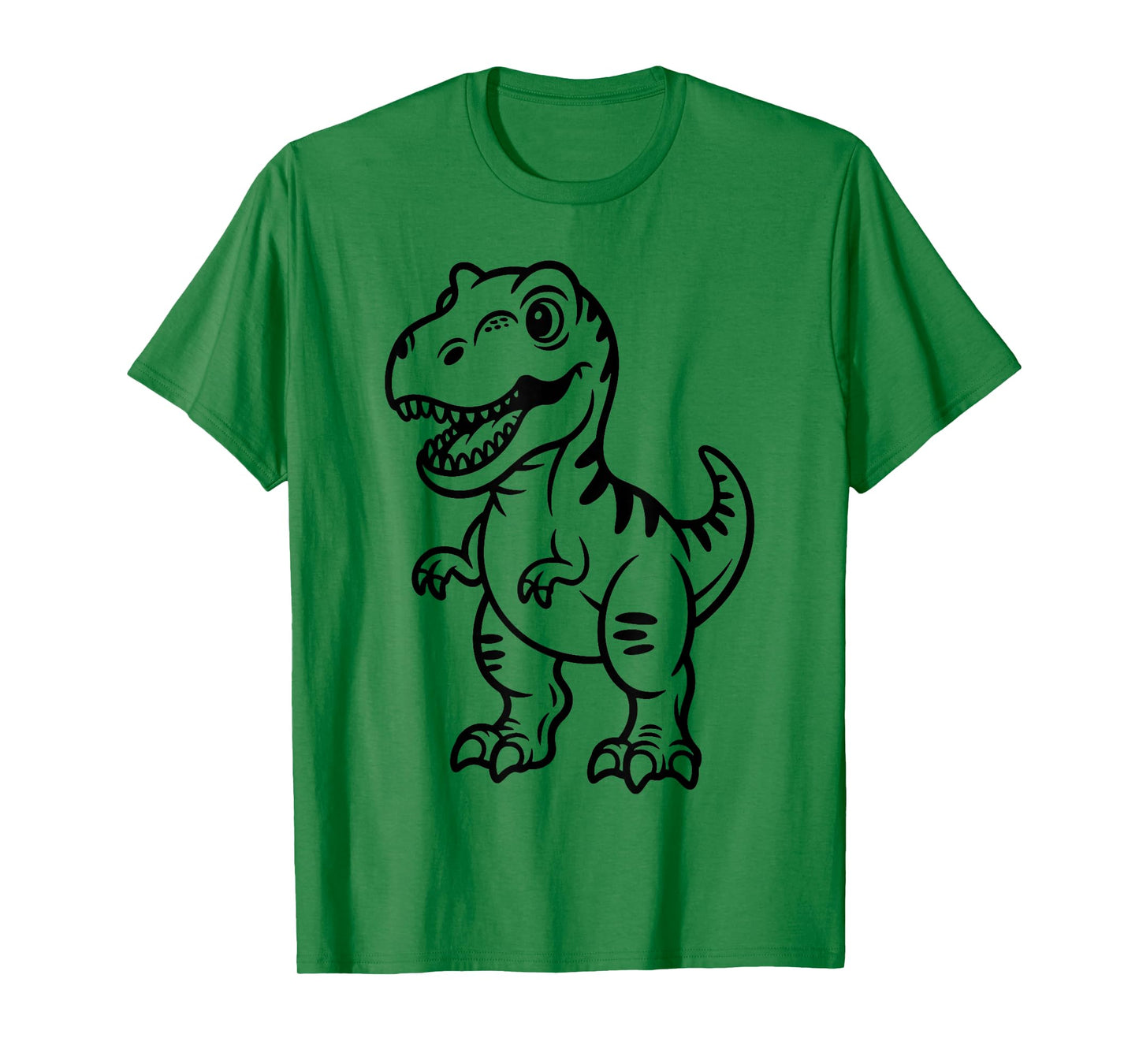 Coloring Dinosaurs and Painting Them Yourself T-Shirt