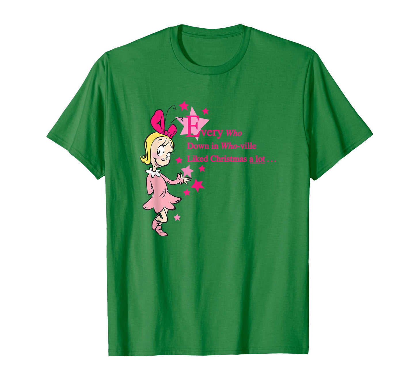 Grinch Cindy Lou Who Christmas Officially Licensed T-Shirt