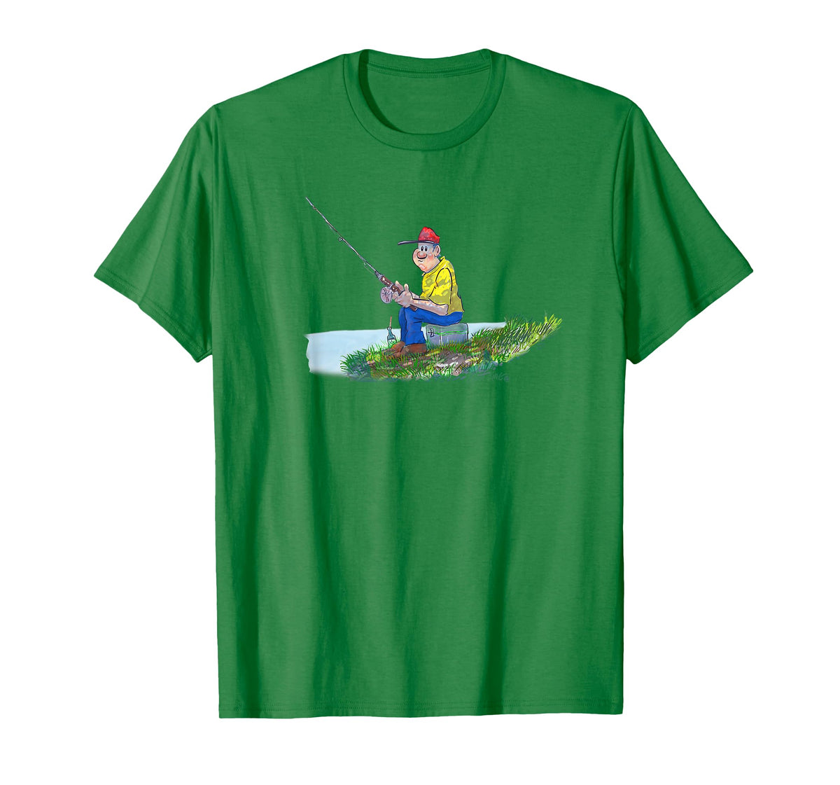 Fun Fishing Guy T-Shirt