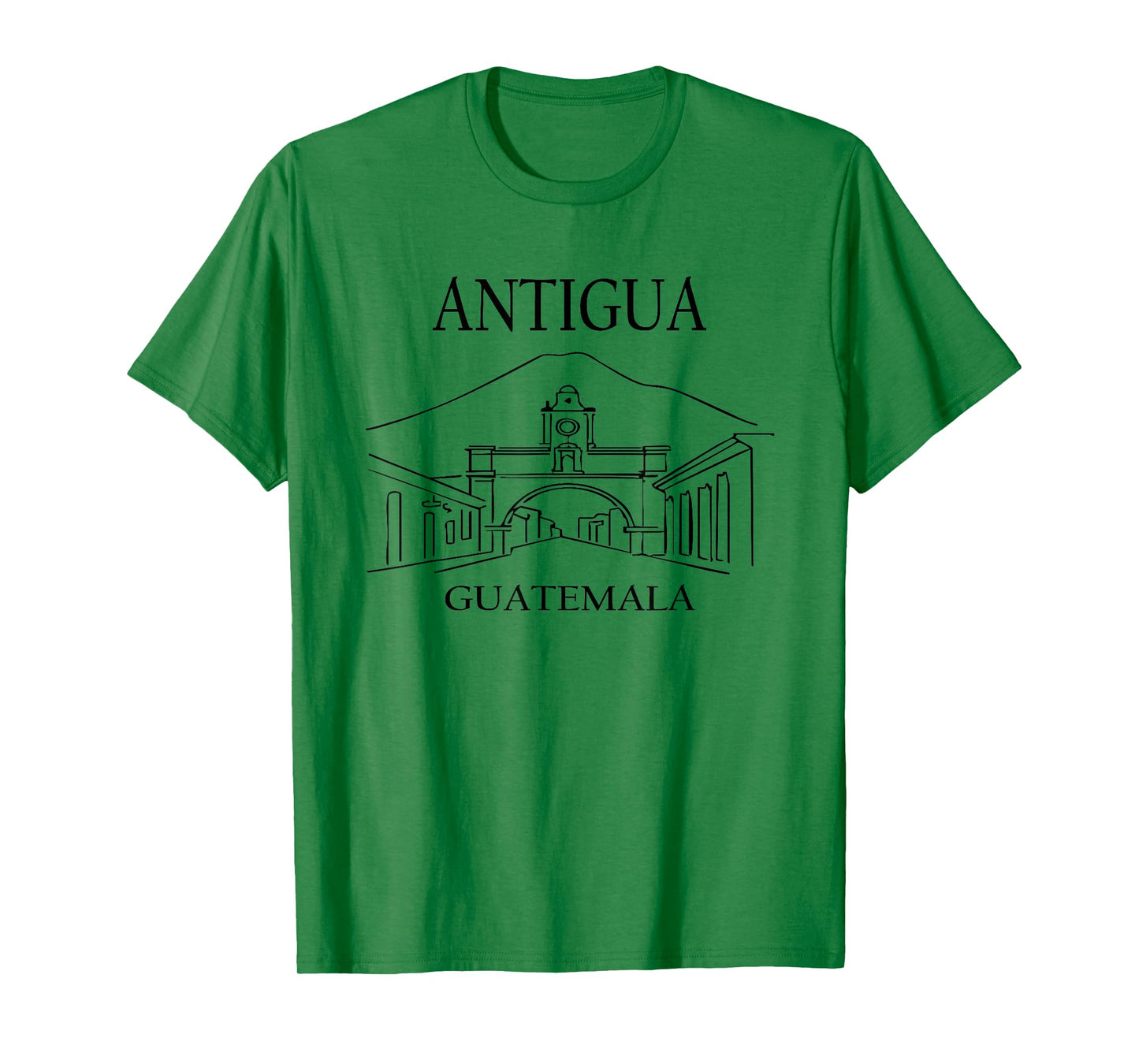 Antigua Guatemala Minimalist City Skyline Travel Souvenir T-Shirt