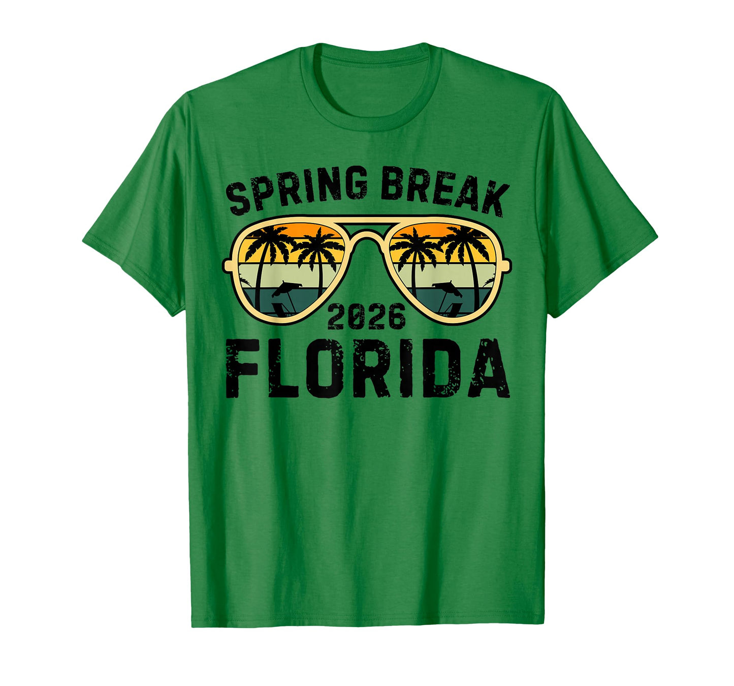 Spring Break Florida 2026 Retro Family Vacation Matching T-Shirt