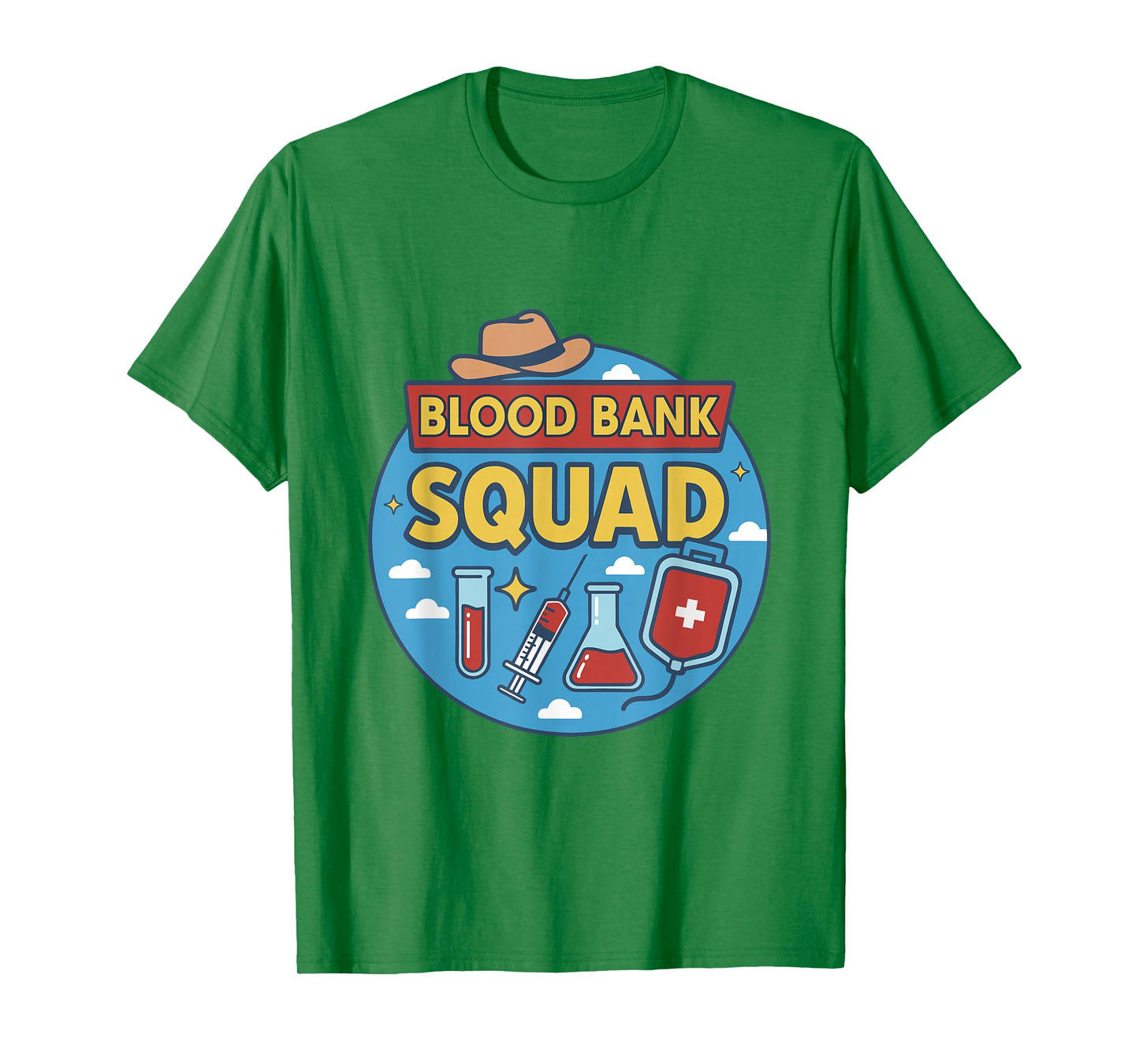 Blood Bank Squad Lab Week 2026 Scientist Apparel Chemistry T-Shirt