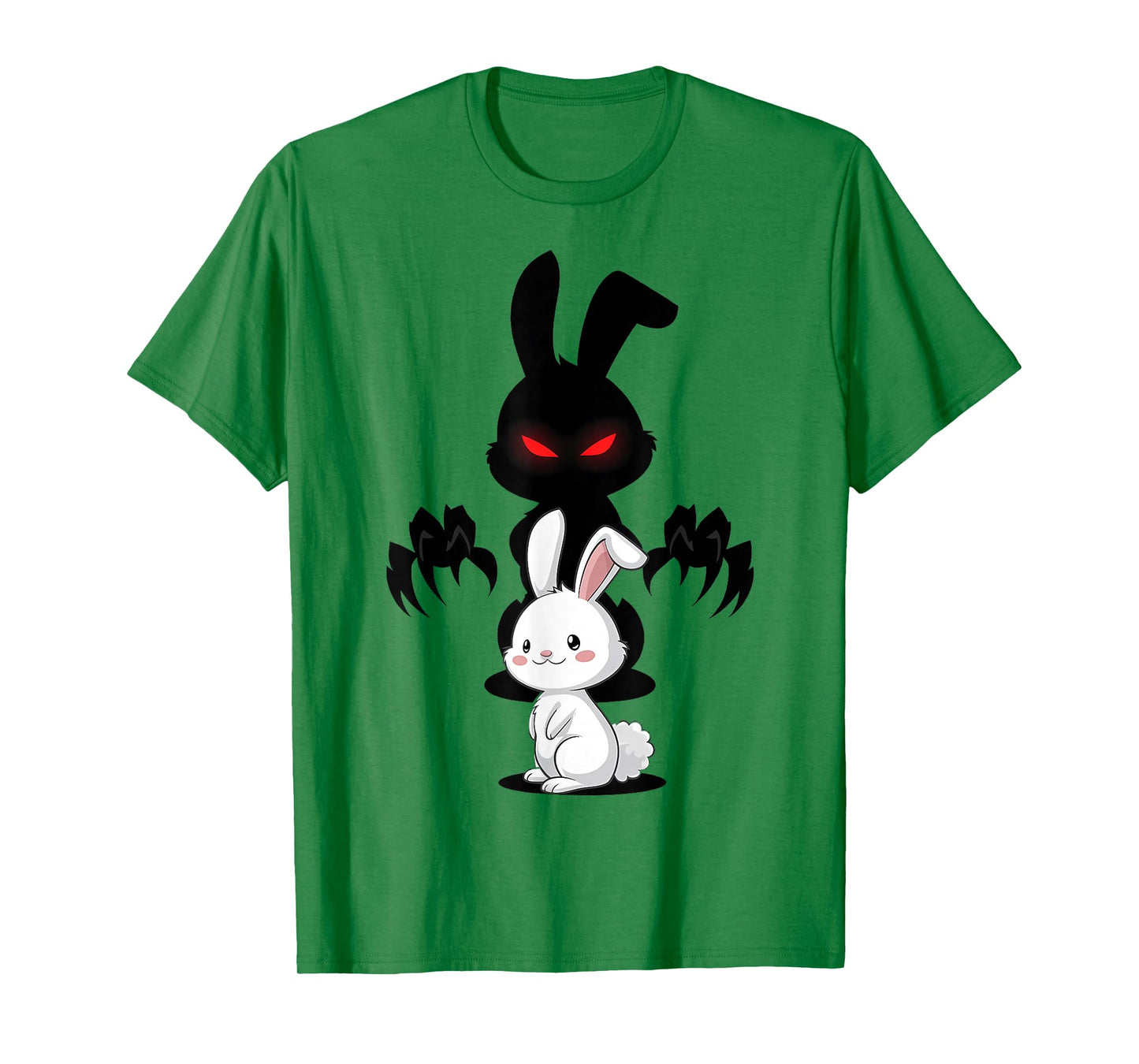 Devil Rabbit Cute Bunny Shadow Halloween T-Shirt