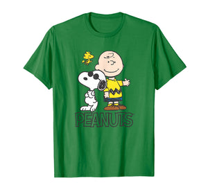 Peanuts - Charlie, Snoopy, Woodstock T-Shirt