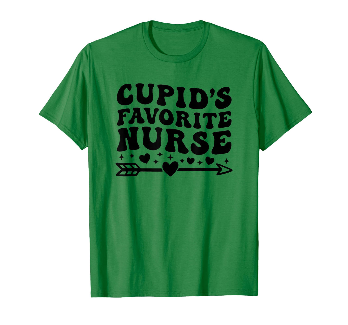 Cupid's Favorite Nurse Valentine's Day Trendy Cute Nursing T-Shirt