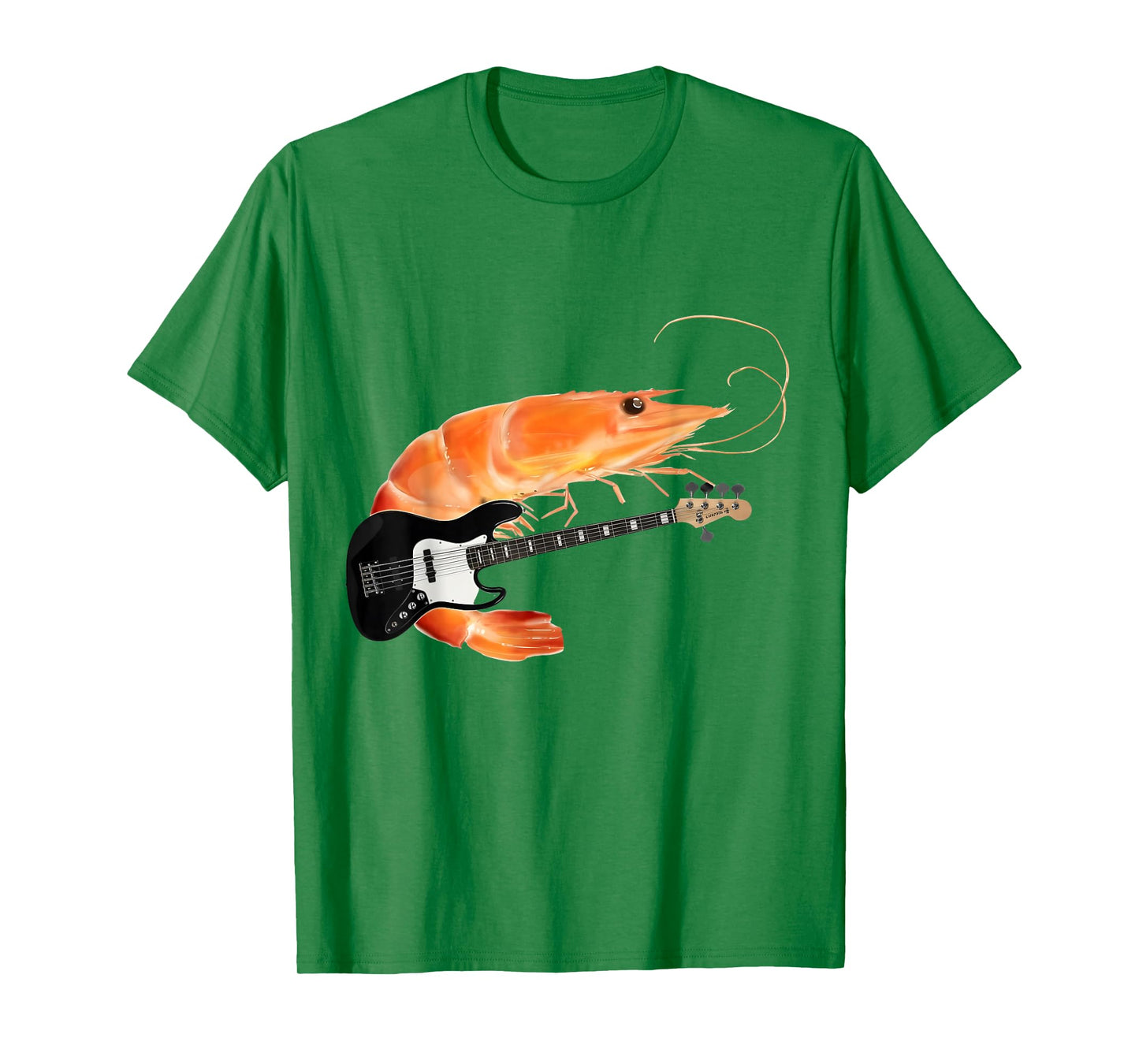 Funny Shrimp Playing Guitar Meme Music Lover Gift Men Women T-Shirt