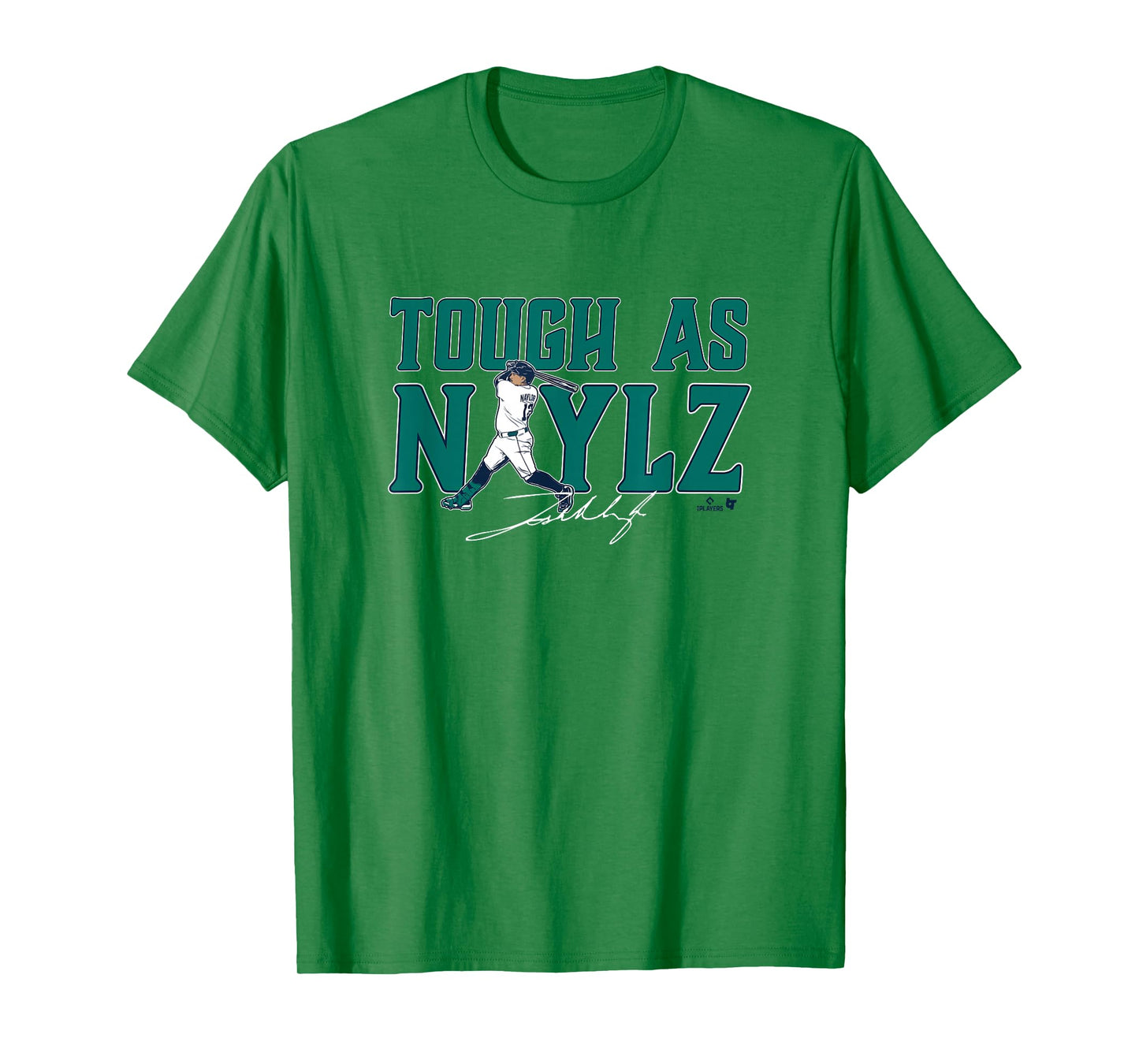 Josh Naylor - Tough as Nails (Gray) - Seattle Baseball T-Shirt