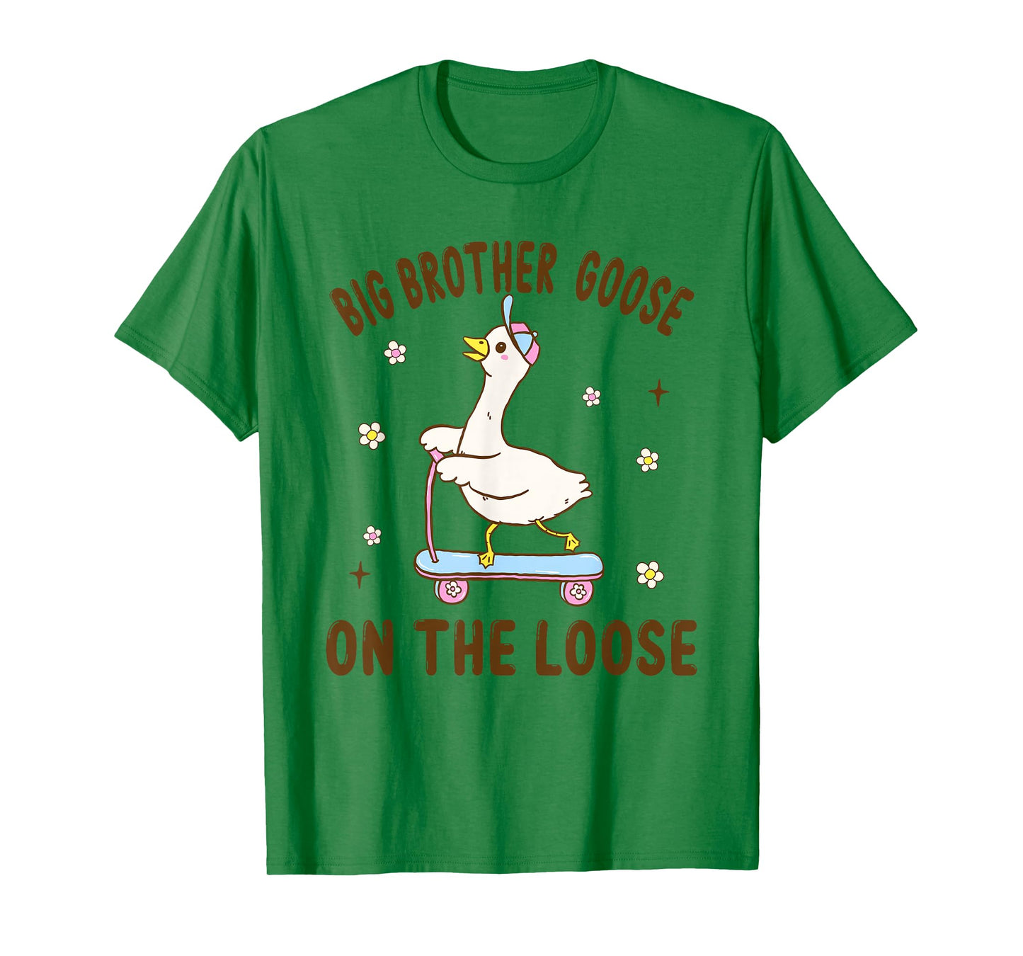 Big Brother Goose On The Loose Funny Birthday Matching T-Shirt