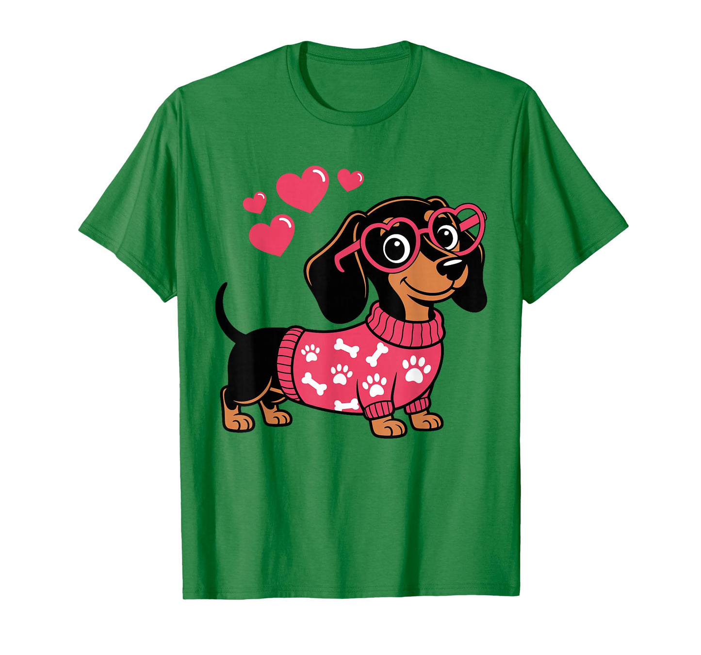 Weenie Dog Dachshund Wiener Dog Love for Women T-Shirt