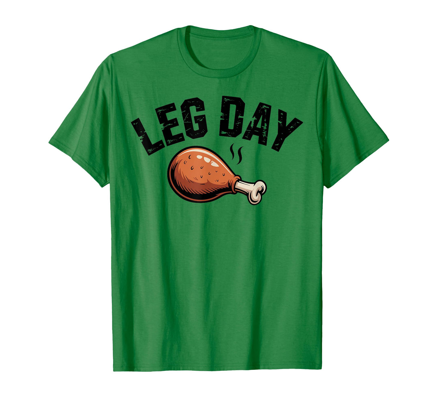 Funny Leg Day Thanksgiving Costume Turkey Men Women Kids T-Shirt
