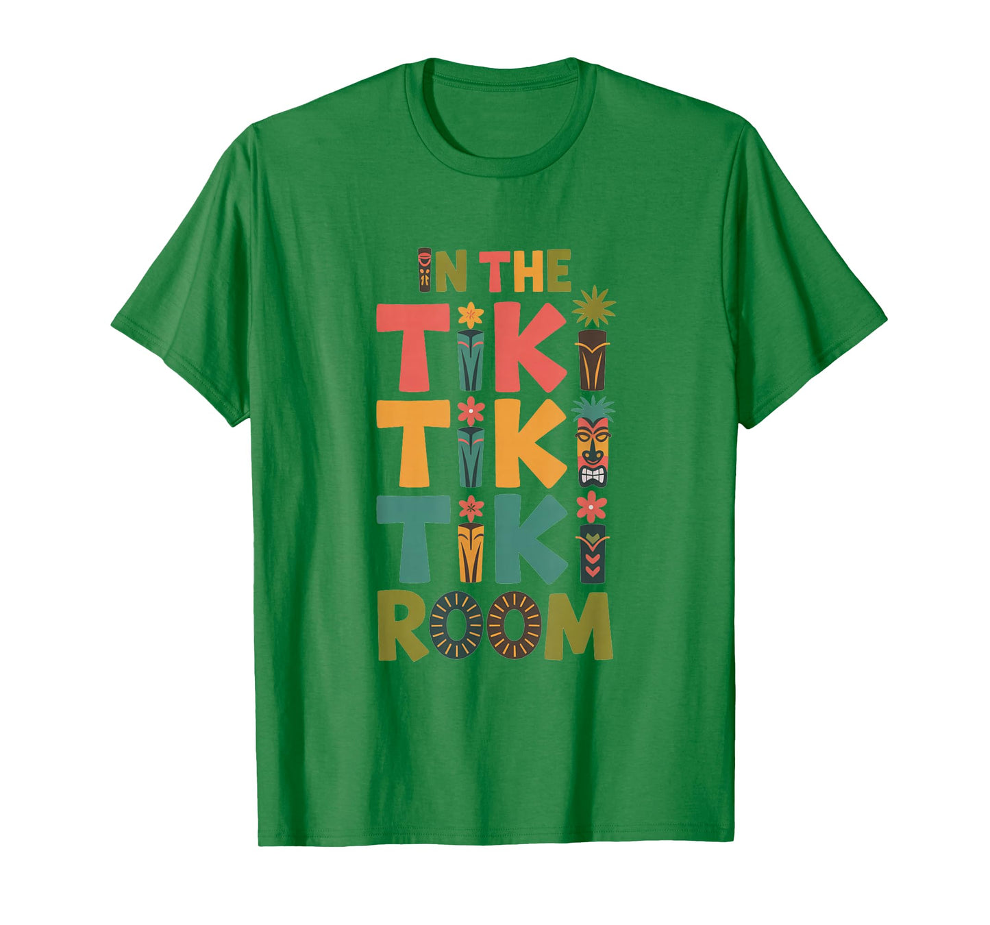 in The Tiki Adventure Theme Park Tropical Totems T-Shirt