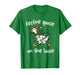 Festive Goose-On-The-Loose Santa Hat Christmas Lights Humor T-Shirt