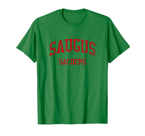 Saugus High School HS Saugus MA Vintage Sports T-Shirt