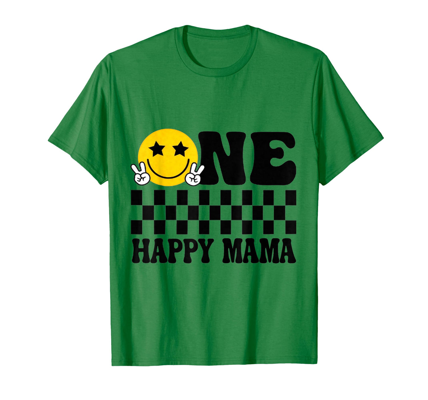 Mama One Happy Dude Birthday Theme Family Matching T-Shirt