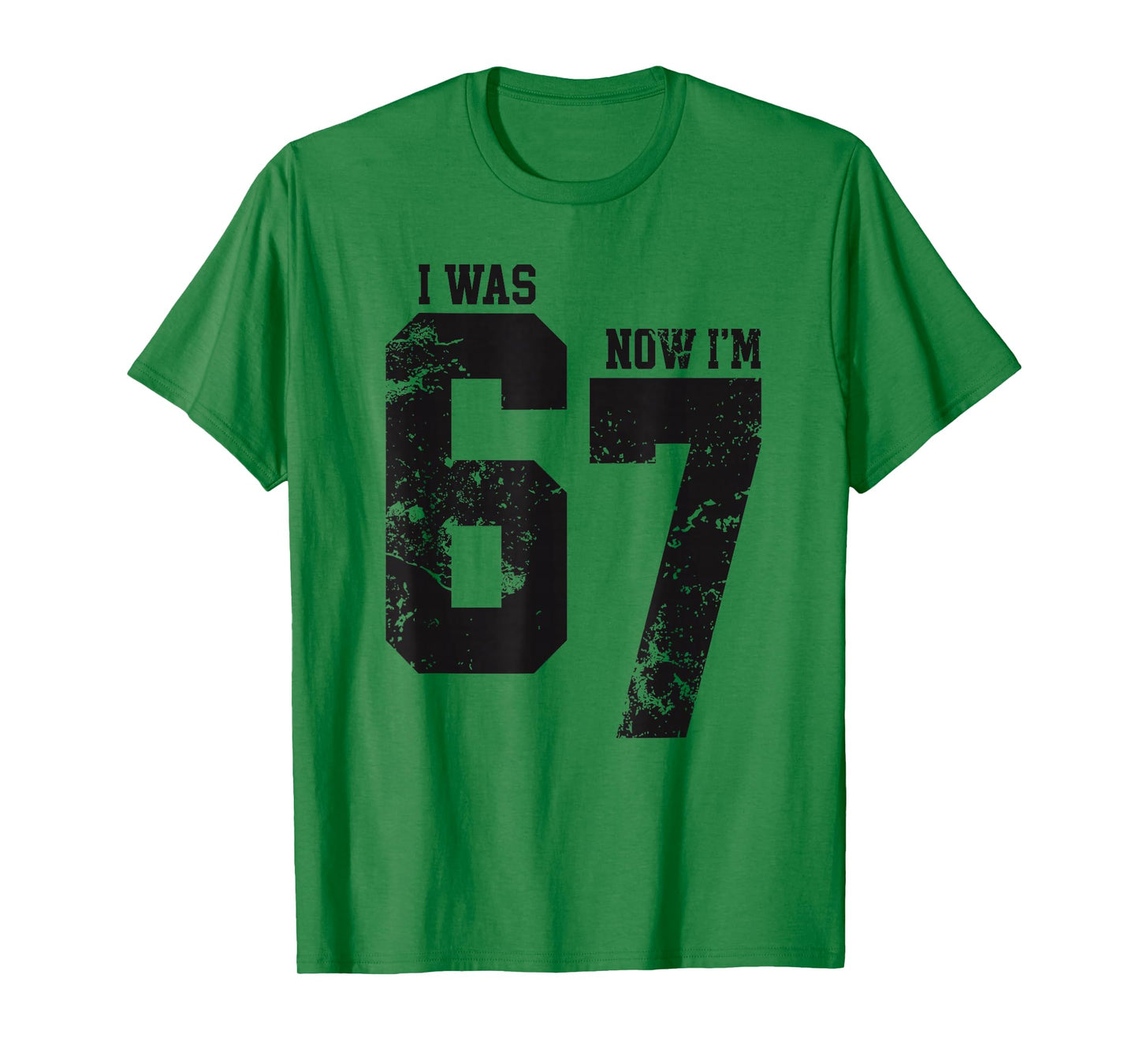 I was 6 Now I’m 7 Six Seven Funny 7th Birthday Girls Kids T-Shirt