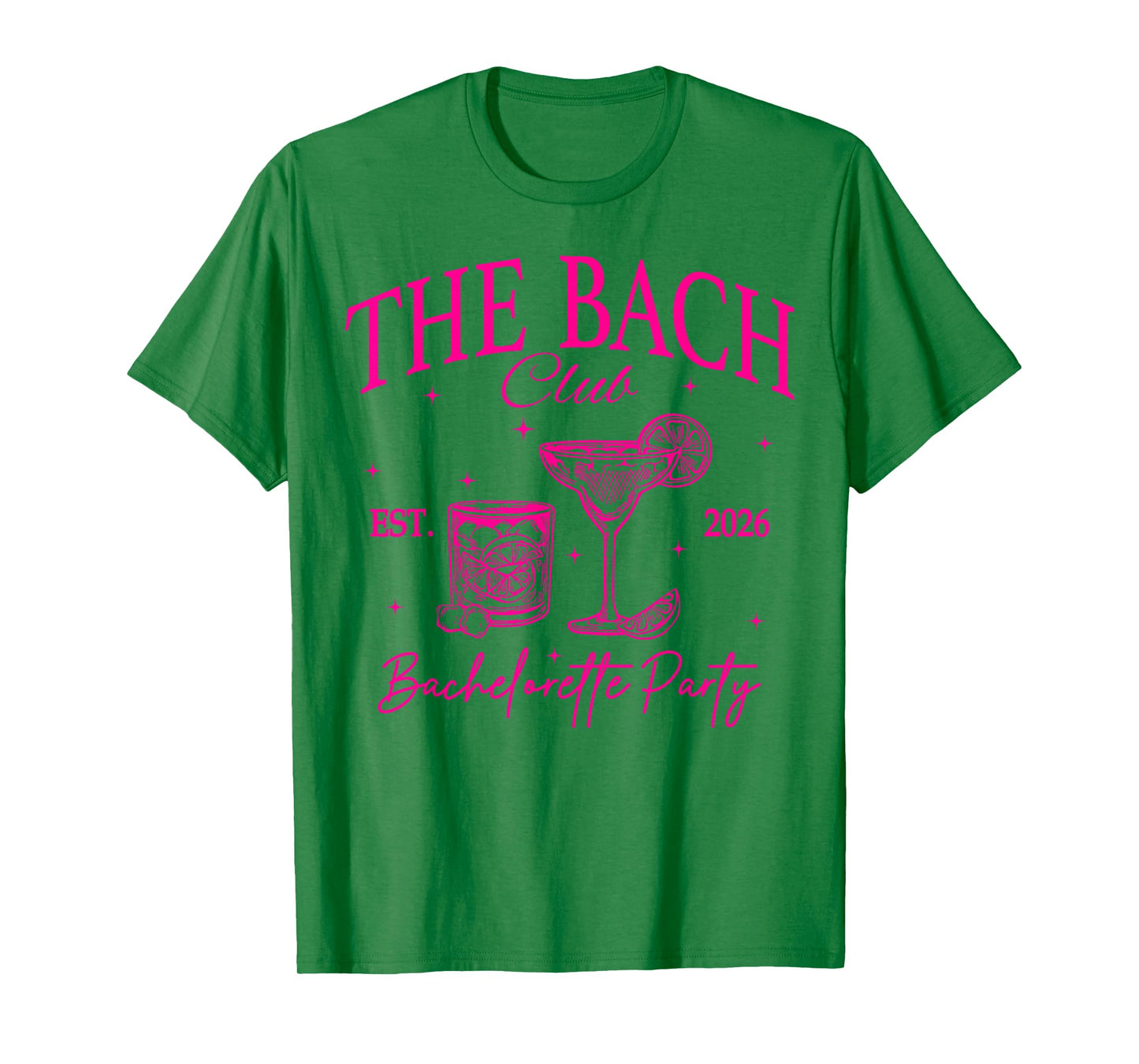 The Bach Club Est 2026 Drinking Bach Bachelorette Party T-Shirt