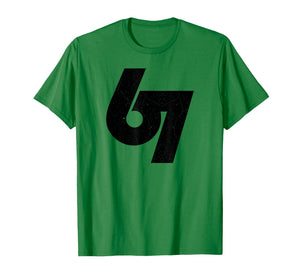 Vintage 6 7 Meme Logo Namaste Funny Halloween T-Shirt