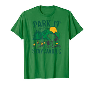 Snoopy & Woodstock - Beagle Scout - Park It Stay Awhile T-Shirt