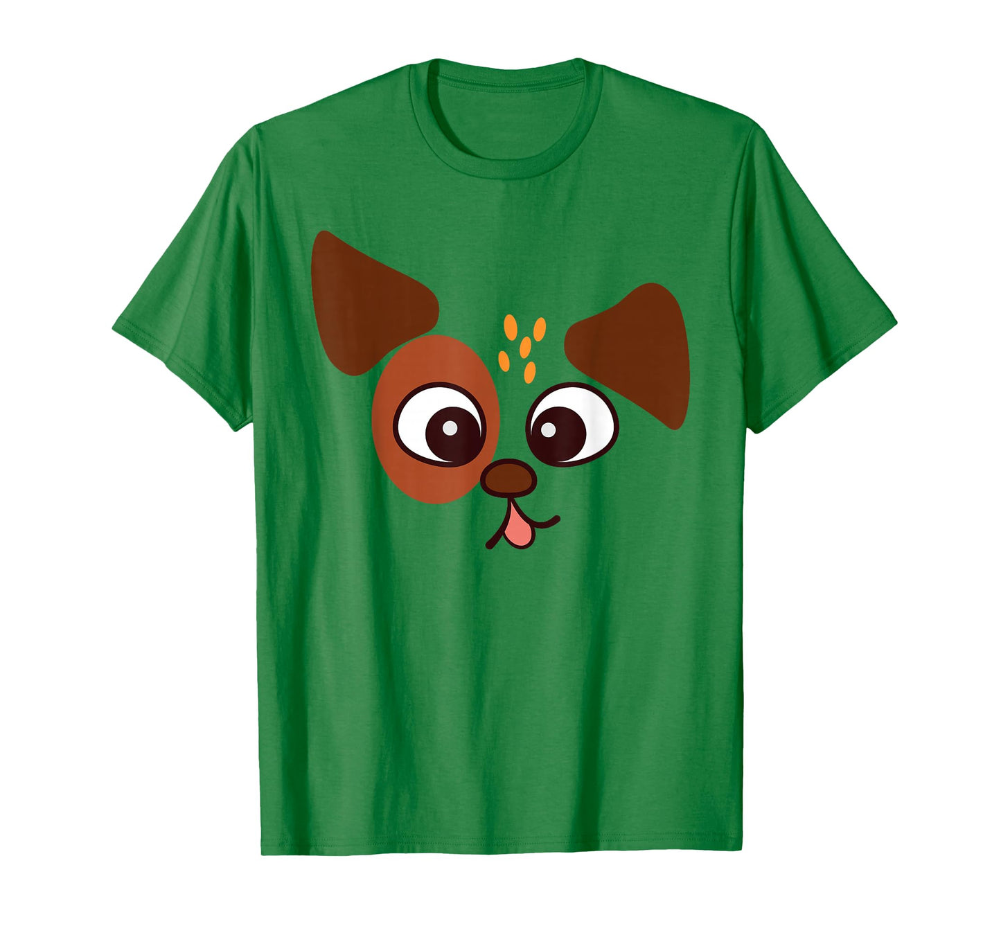 Dog Face Puppy Dogs Lovers Halloween Costume T-Shirt