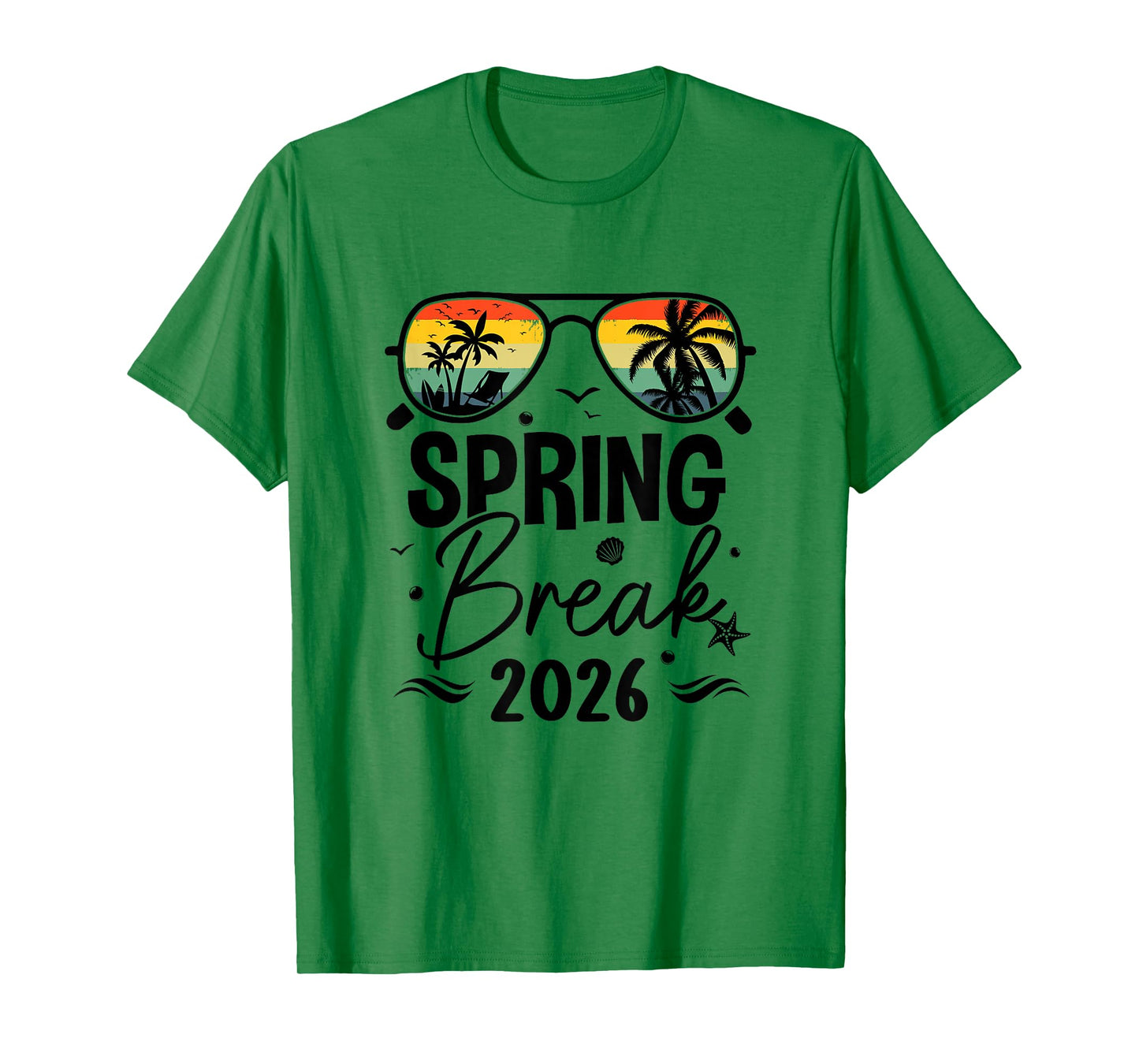 Aesthetic 2026 Spring Break Friends Family Matching Graphic T-Shirt