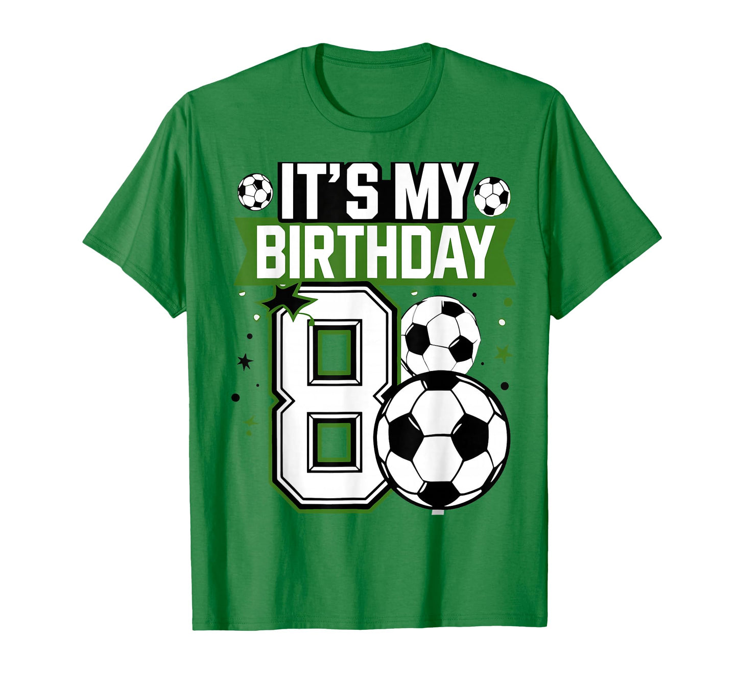 Birthday Boy Tees 8 Soccer Its My 8th Birthday Boys Soccer T-Shirt
