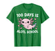 100 Days is Alotl Outfit Girls 100th Day of School Axolotl T-Shirt