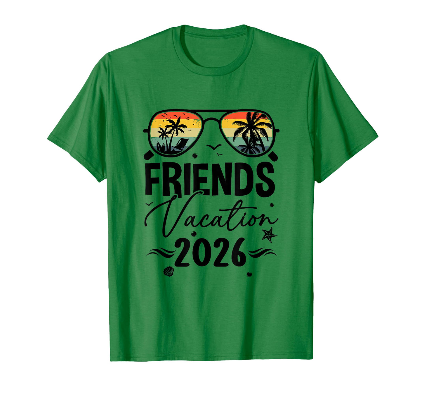 Friends Vacation 2026 Matching Memories Together Girls Trip T-Shirt