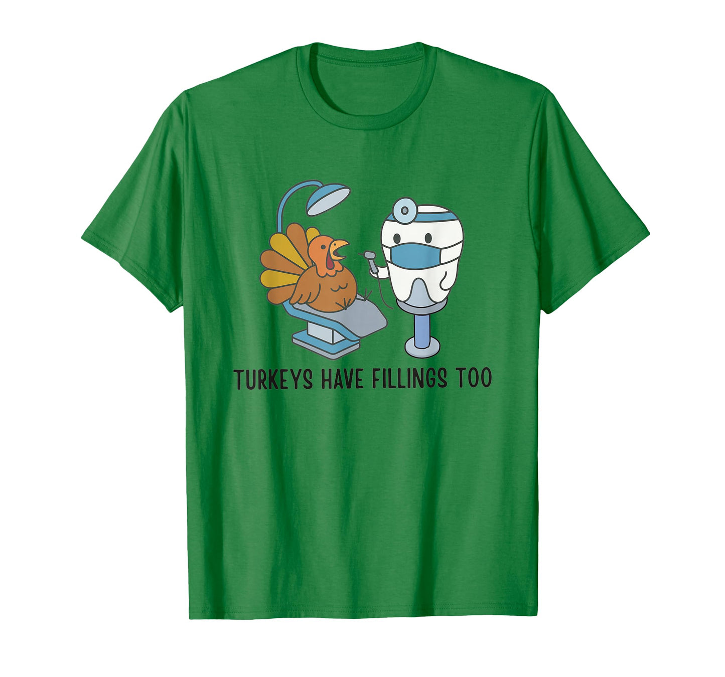 Women Dental Thanksgiving Turkey Fall Autumn Hygienist T-Shirt