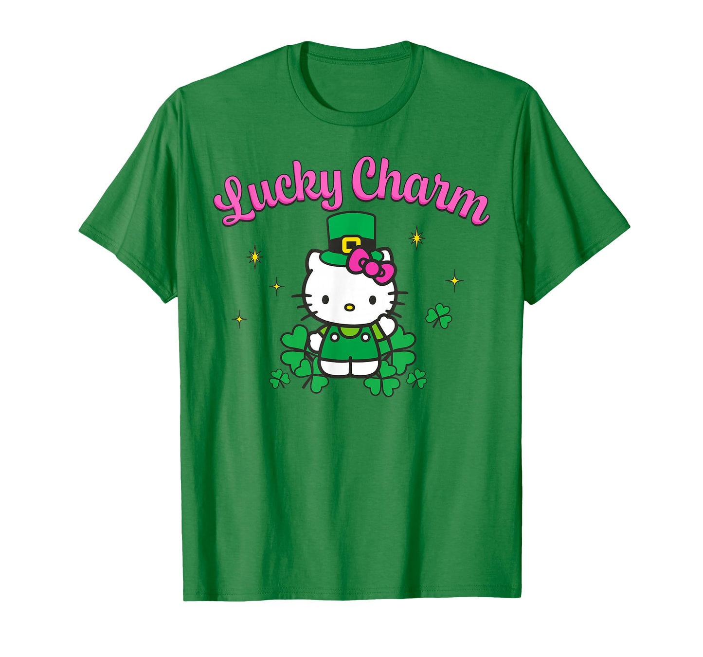 Hello Kitty St. Patrick's Day Lucky Charm Leprechaun Outfit T-Shirt