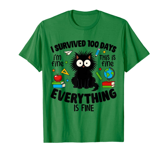 100th Day of School Teacher Kids 100 Days of School Girl Boy T-Shirt