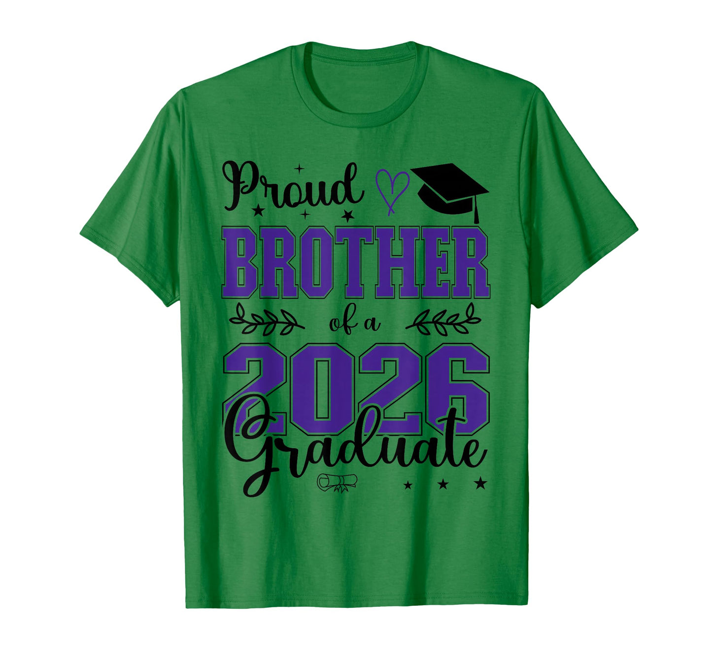 Proud Brother of a Class of 2026 Graduate for Graduation T-Shirt