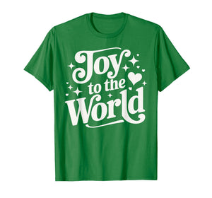 Christian Christmas Joy to The World Sparklecore T-Shirt