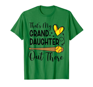 That's My Granddaughter Out There Softball Grandma Grandpa T-Shirt