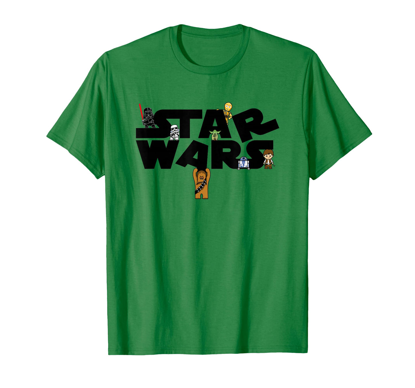 Star Wars A New Hope Cute Character Logo T-Shirt
