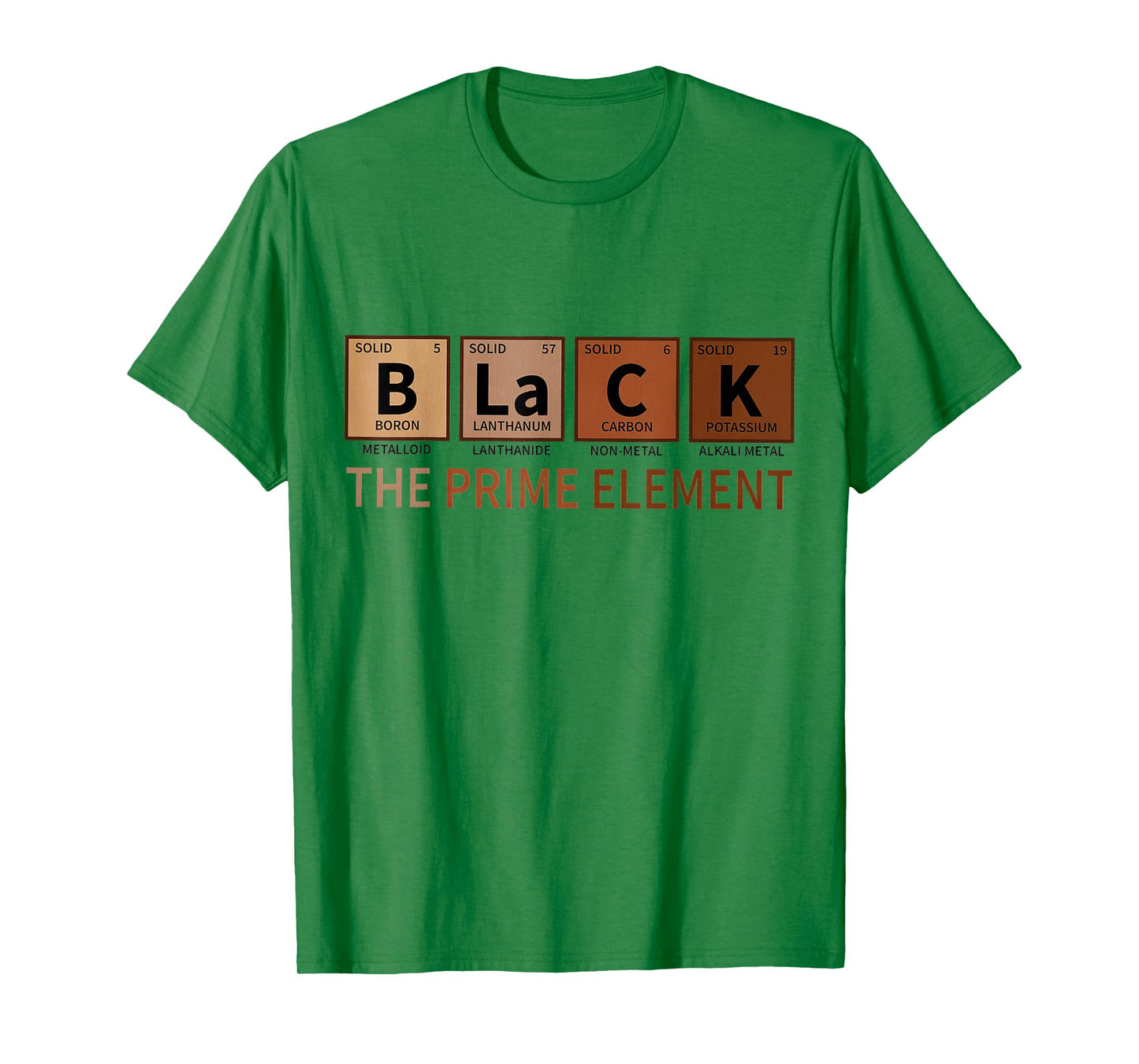 The Prime Elements Black History Month African American T-Shirt