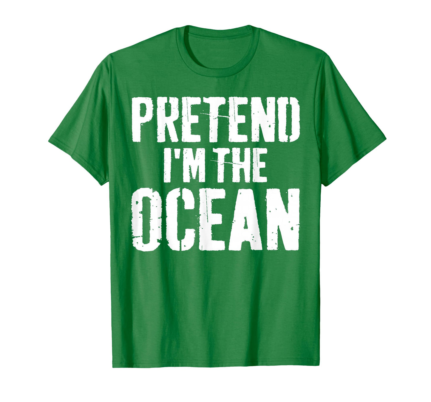 Lazy Easy Halloween Costume Pretend I'm The Ocean T-Shirt