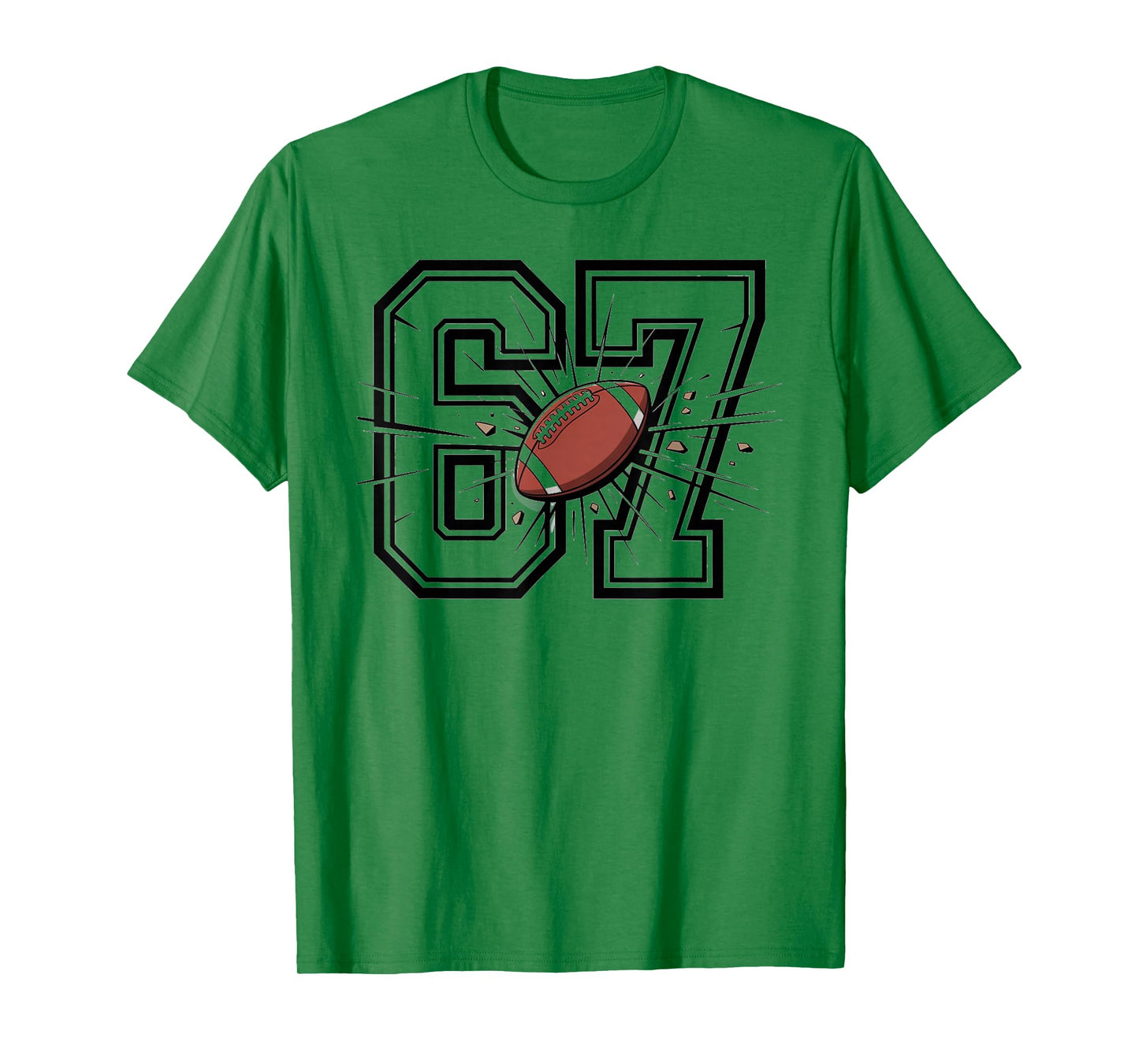 67 Football 6 7 Meme Six Seven Sports Kids Men Women T-Shirt