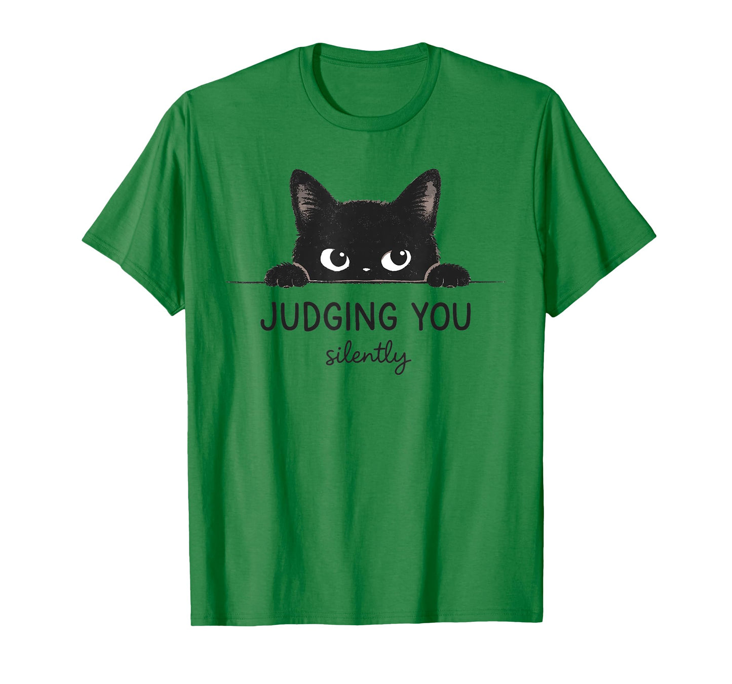 Funny Cat Shirt Judging You Silently Retro Vintage Kitty T-Shirt