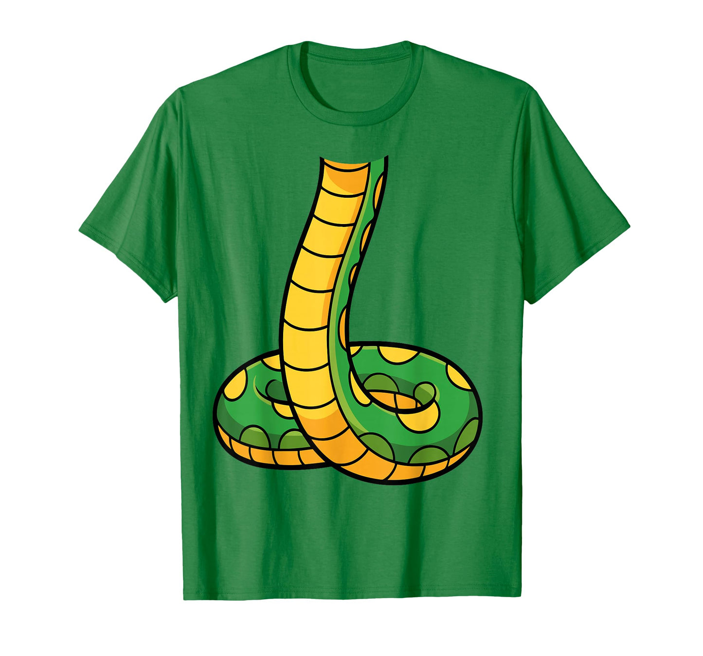 Snake Shirt Adult Men Women Kids Green Body Snake Costume T-Shirt