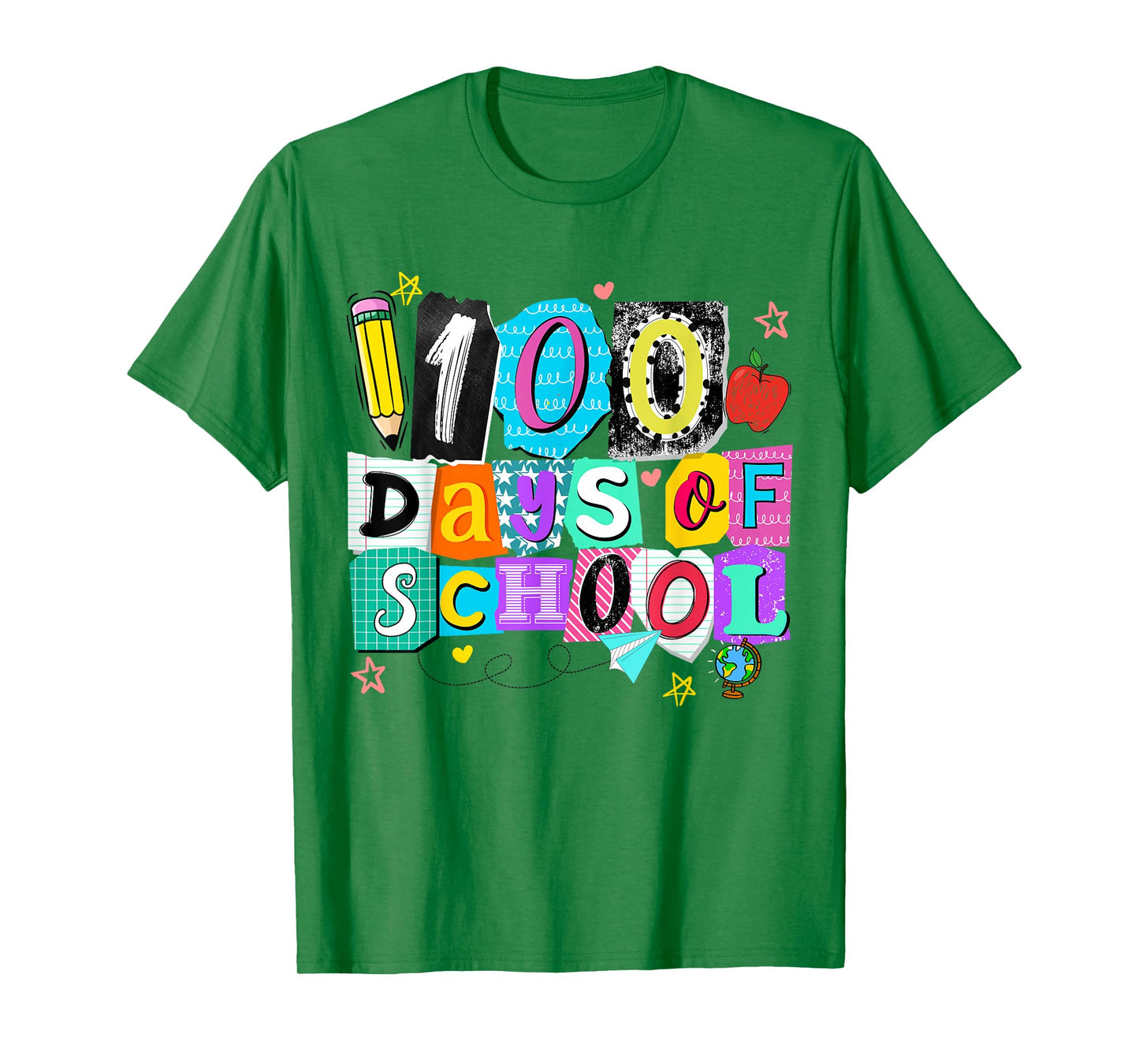 100 Days of School Teachers Kids Girls Boys Happy 100th Day T-Shirt
