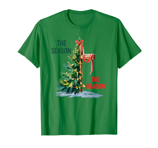 Jesus The Reason The Season Christmas Catholic Christian T-Shirt