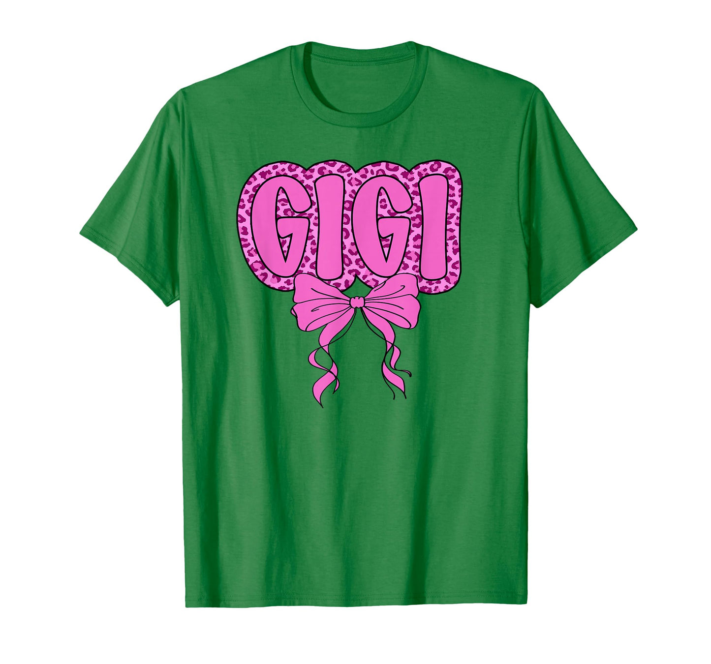 Gigi Floral Coquette Bow Pink Mother's Day Women Grandma T-Shirt