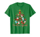 Merry and Caffeinated Coffee Christmas Tree Design Decor Tee T-Shirt